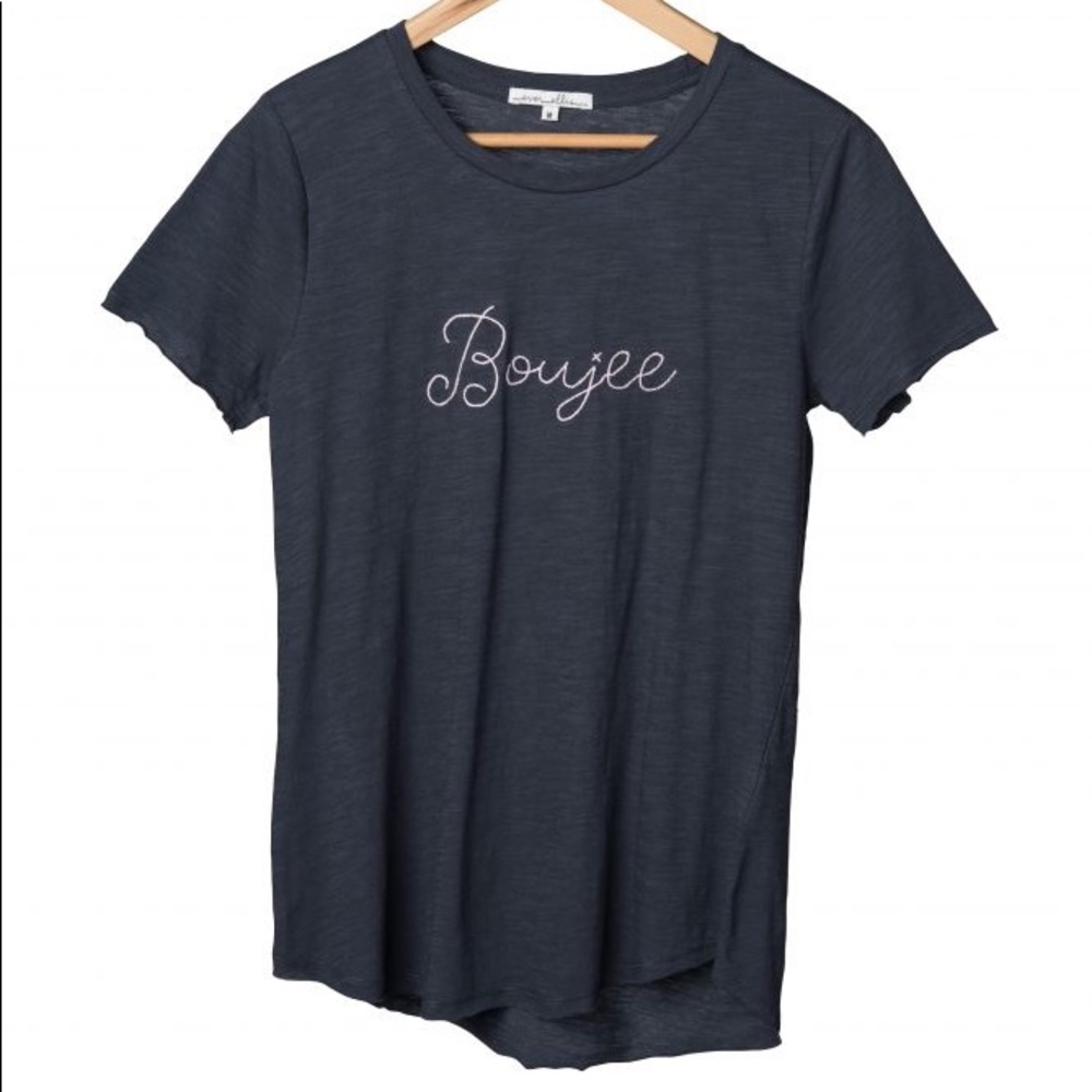 Ever Ellis Embroidered Boujee Tee